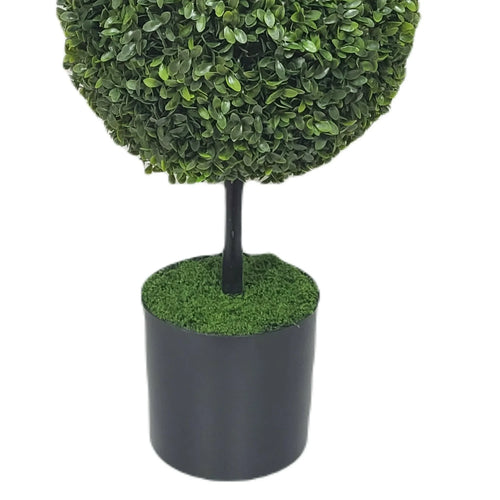 Boxwood Bunny Topiary, Green, 35", by My Texas House